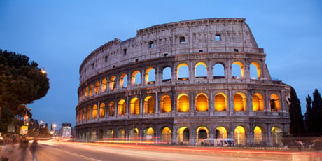 Colosseum yöaikaan