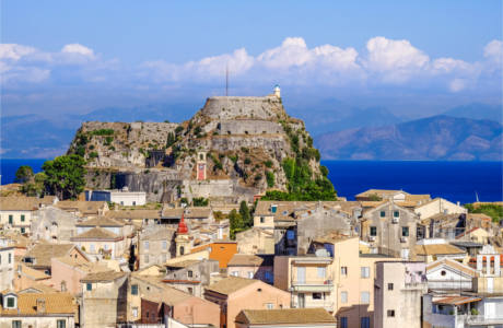 Vanha linnoitus Korfun kaupungissa