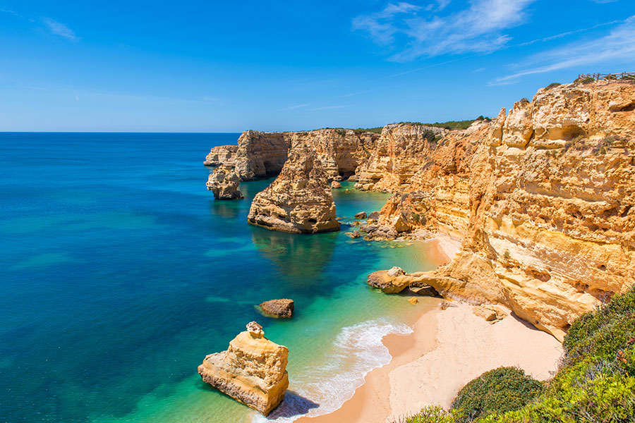 9 parasta rantaa Algarven rannikolla