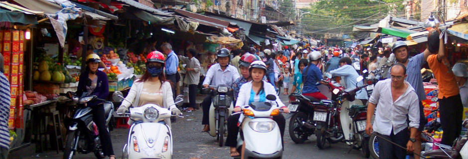 Markkinat Saigonissa