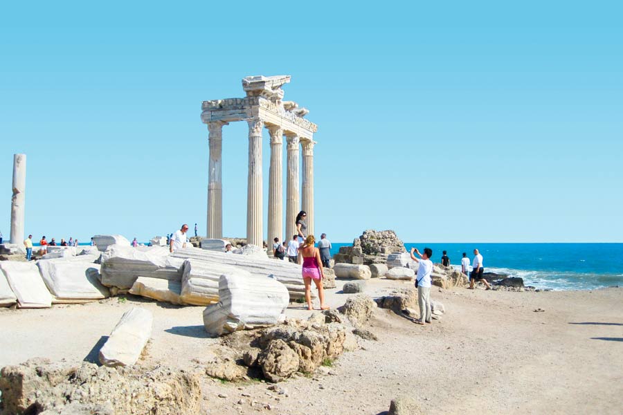 Apollon ja Athenen temppelit Sidessä