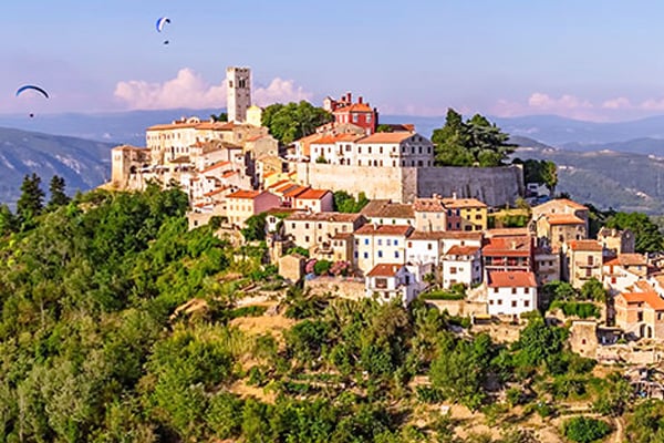 Motuvun kaupunki Istriassa