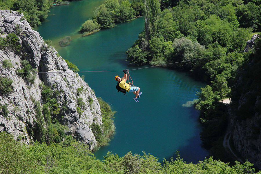 Zipline Kroatiassa
