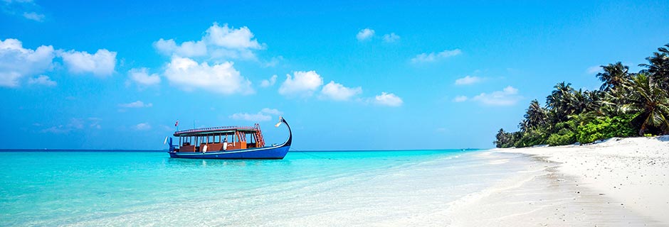 Vene Malediivien rannalla