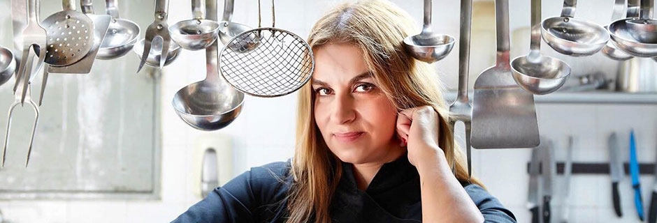 Kreikkalainen kokki Mirsini Lambraki